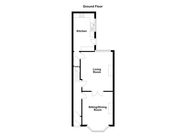 Floor Plan Image for 2 Bedroom Terraced House for Sale in Netherhey Street, Oldham