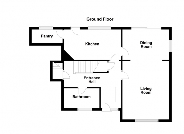 Floor Plan Image for 3 Bedroom Property for Sale in Kirkgate, Hanging Heaton, Batley