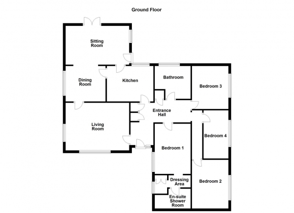 Floor Plan Image for 4 Bedroom Property for Sale in Wood Mount, Overton, Wakefield