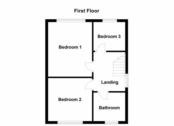 Floor Plan Image for 3 Bedroom Detached House for Sale in Healey Drive, Ossett