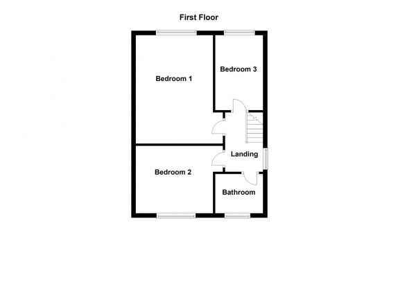 Floor Plan Image for 3 Bedroom Semi-Detached House for Sale in Sunnydale Park, Ossett