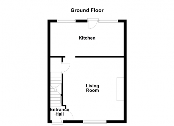 Floor Plan Image for 2 Bedroom End of Terrace House for Sale in Wood Street, Ossett