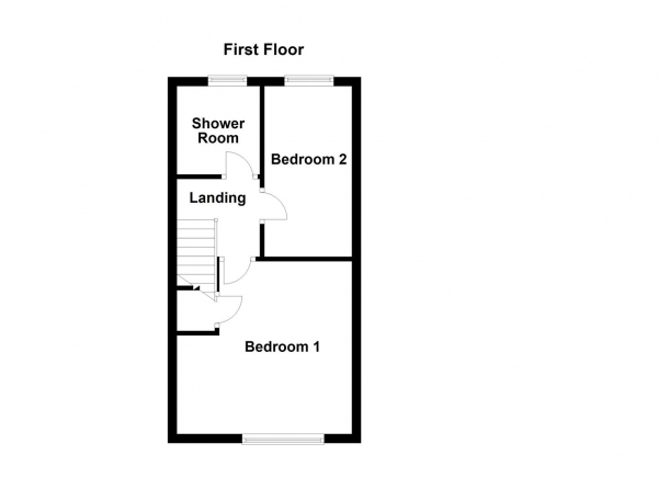 Floor Plan Image for 2 Bedroom Semi-Detached House for Sale in Maple Court, Ossett