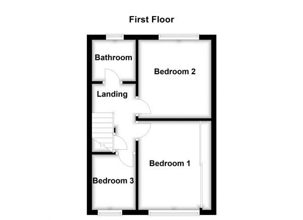 Floor Plan Image for 3 Bedroom Terraced House for Sale in Netherfield Avenue, Netherton, Wakefield