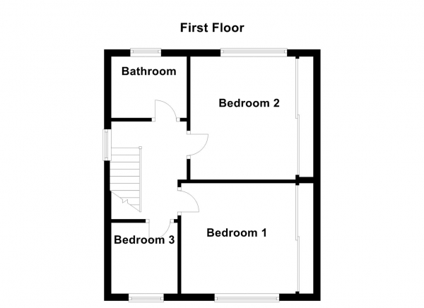 Floor Plan Image for 3 Bedroom Semi-Detached House for Sale in Chapel Lane, Dewsbury