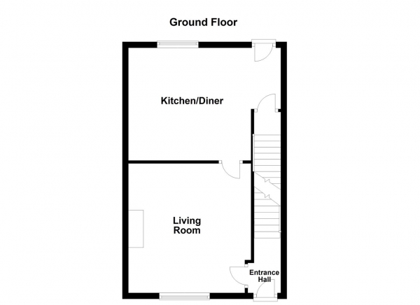 Floor Plan Image for 3 Bedroom Semi-Detached House for Sale in Woodbine Street, Ossett