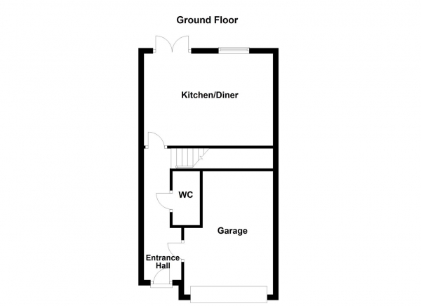 Floor Plan Image for 3 Bedroom Town House for Sale in Baptist Lane, Ossett