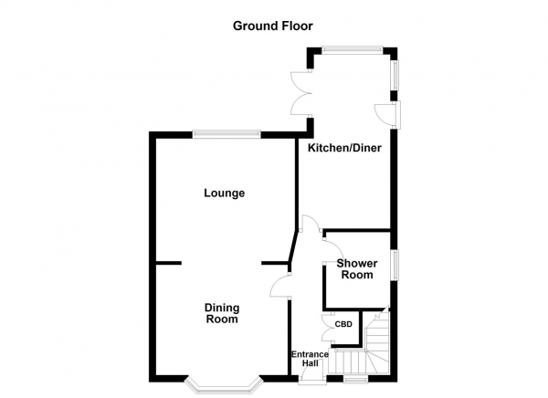 Floor Plan Image for 2 Bedroom Semi-Detached Bungalow for Sale in Wilman Drive, Ossett