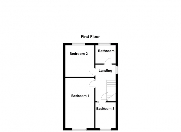 Floor Plan Image for 3 Bedroom Semi-Detached House for Sale in Dewsbury Road, Ossett