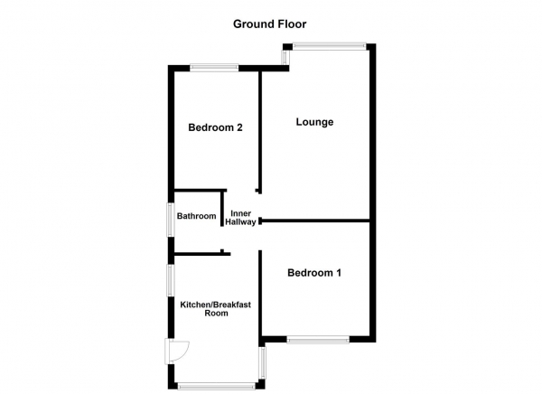 Floor Plan Image for 2 Bedroom Semi-Detached Bungalow for Sale in Maltkiln Drive, Bretton, Wakefield