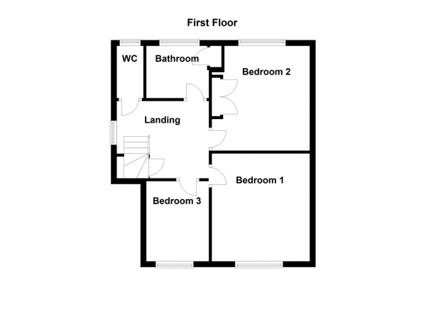 Floor Plan Image for 3 Bedroom Property for Sale in Follingworth Road, Soothill