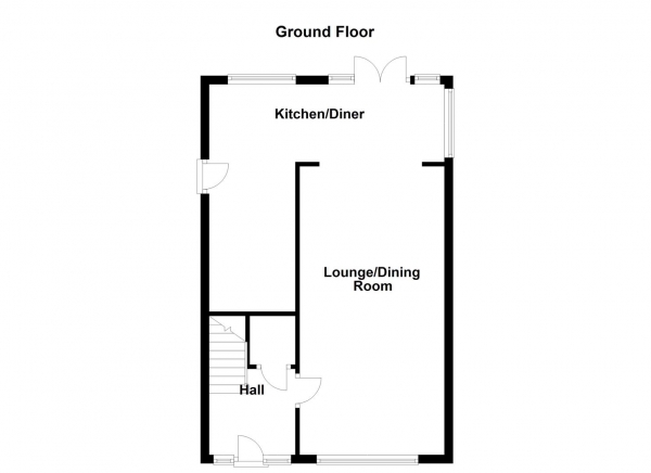 Floor Plan Image for 3 Bedroom Property for Sale in Nettleton Street, Ossett