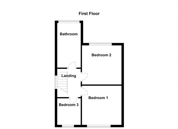 Floor Plan Image for 3 Bedroom Property for Sale in Nettleton Street, Ossett