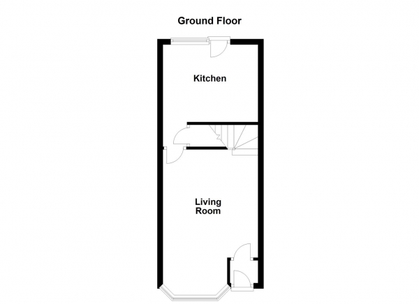 Floor Plan Image for 2 Bedroom Terraced House for Sale in Priory Road, Ossett