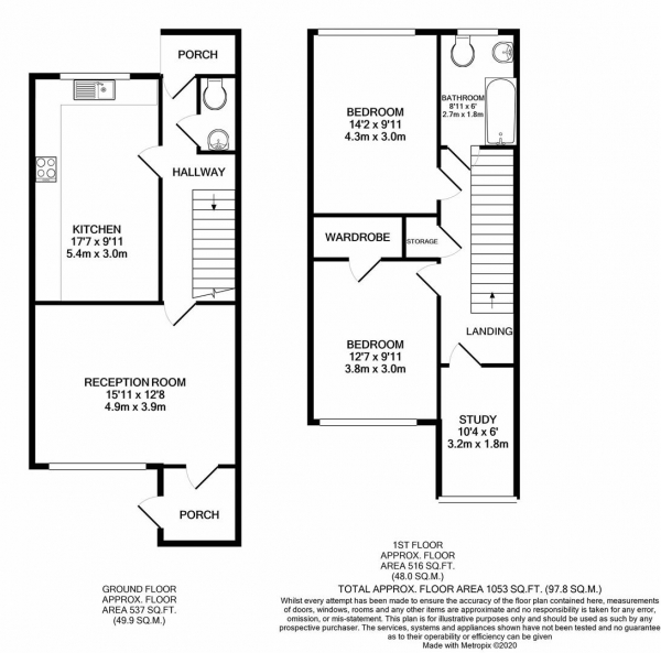 Floor Plan Image for 3 Bedroom Terraced House for Sale in New Spring Street North, Birmingham City Centre