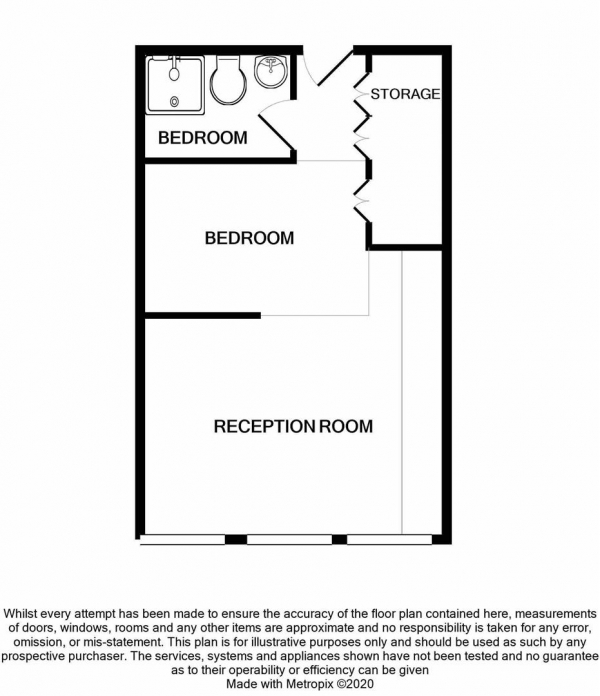 Floor Plan Image for Apartment for Sale in The Cube East, Birmingham City Centre