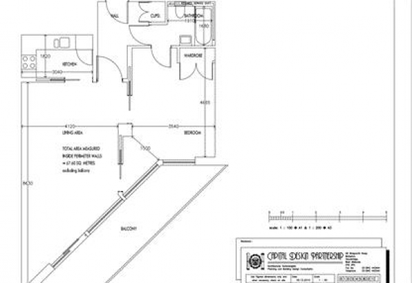 Floor Plan Image for 1 Bedroom Apartment for Sale in The Cube, Birmingham City Centre