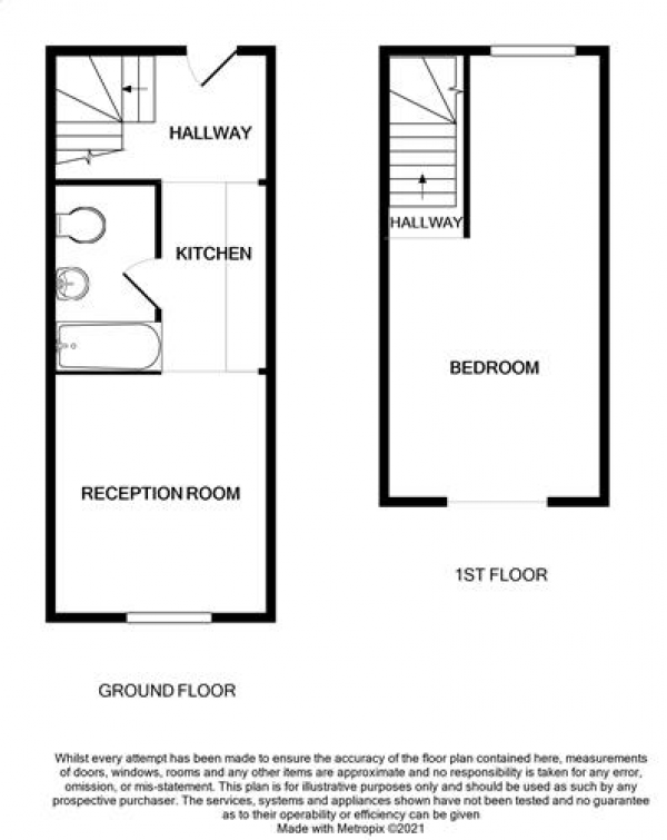 Floor Plan Image for 1 Bedroom Duplex for Sale in The Saddles, Crocketts Lane