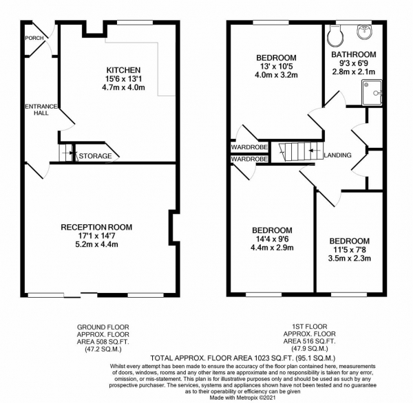 Floor Plan for 3 Bedroom Property for Sale in Great Hampton Row, Birmingham, B19, 3JL - Guide Price &pound135,000