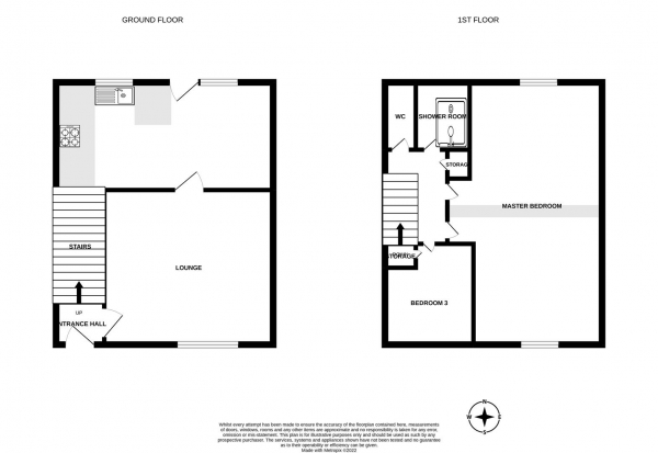 Floor Plan for 3 Bedroom Property for Sale in Turnhouse Road, Birmingham, B35, 6PS - Offers Over &pound172,500