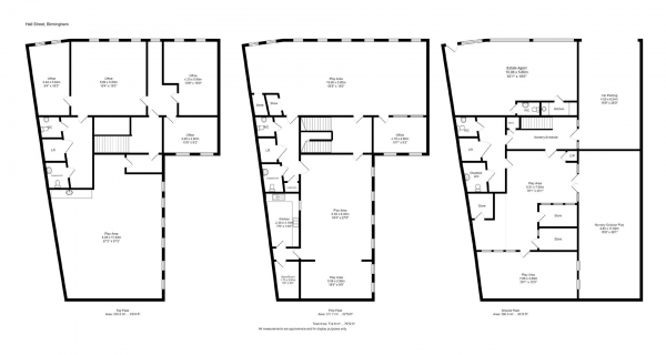 Floor Plan Image for Office to Rent in Hall Street, Jewellery Quarter