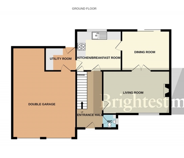 Floor Plan Image for 4 Bedroom Detached House for Sale in Evesham Drive, Bridgwater