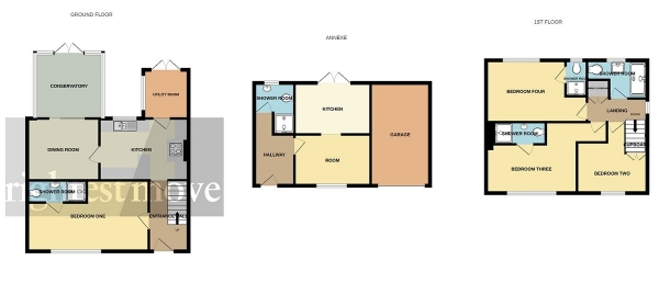 Floor Plan Image for 4 Bedroom Property for Sale in Sunnybank Road, Bridgwater