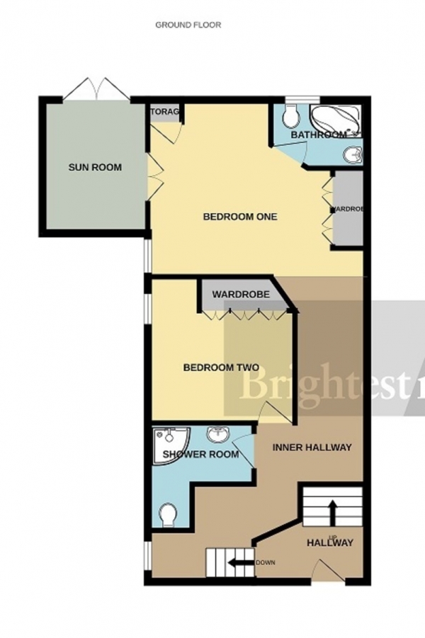 Floor Plan Image for 2 Bedroom Barn Conversion for Sale in Fiddington