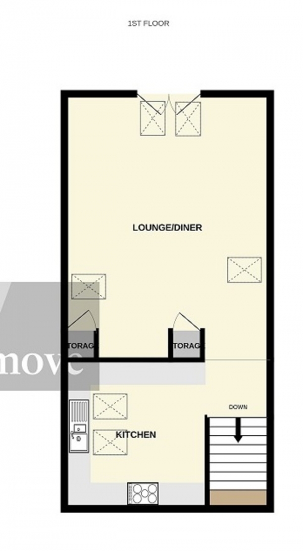 Floor Plan Image for 2 Bedroom Barn Conversion for Sale in Fiddington