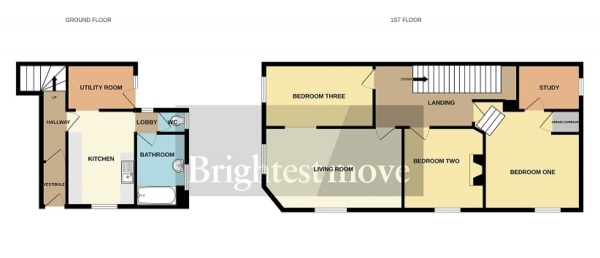 Floor Plan Image for 3 Bedroom End of Terrace House for Sale in Edward Street, Bridgwater