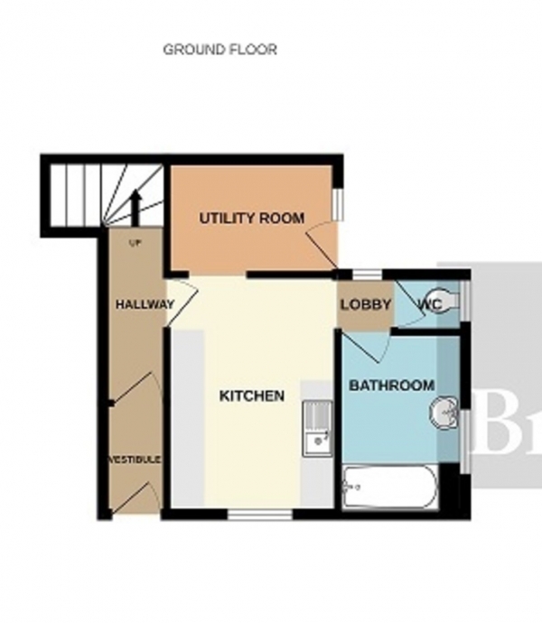 Floor Plan Image for 3 Bedroom End of Terrace House for Sale in Edward Street, Bridgwater