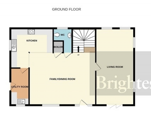 Floor Plan Image for 3 Bedroom Detached House for Sale in Coast Road, Berrow