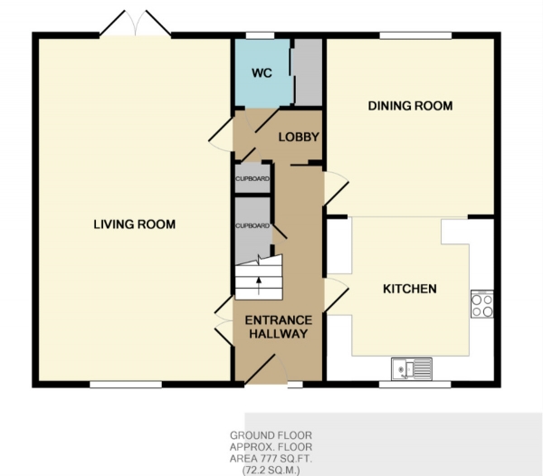 Floor Plan Image for 5 Bedroom Semi-Detached House for Sale in Squares Road, Chilton Trinity