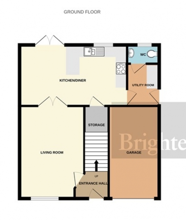 Floor Plan for 4 Bedroom Detached House for Sale in Pintail Avenue, Bridgwater, TA6, 6YQ -  &pound325,000