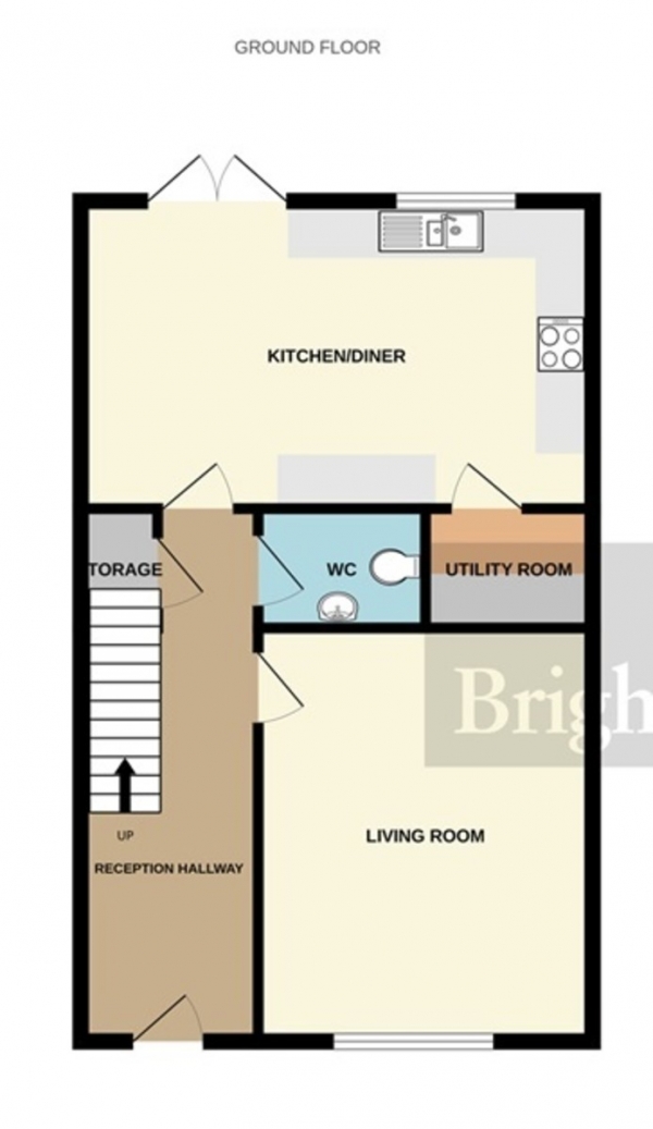 Floor Plan Image for 4 Bedroom Detached House for Sale in Emerald Way, Bridgwater