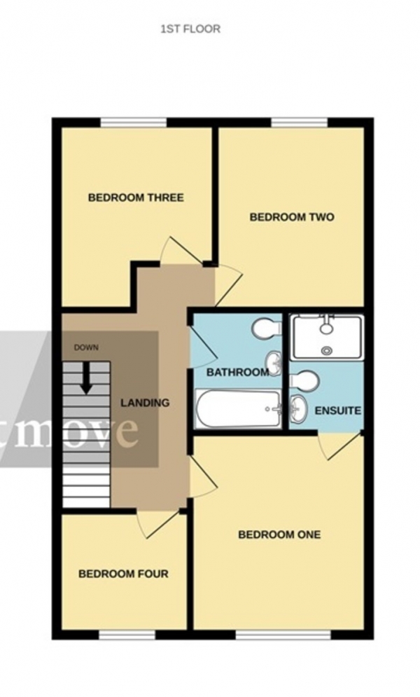 Floor Plan Image for 4 Bedroom Detached House for Sale in Emerald Way, Bridgwater