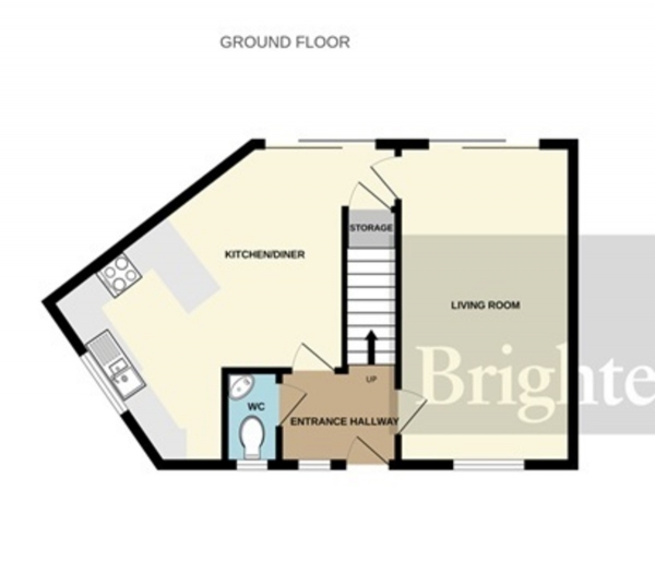 Floor Plan Image for 3 Bedroom Terraced House for Sale in Carpathian Way, Bridgwater