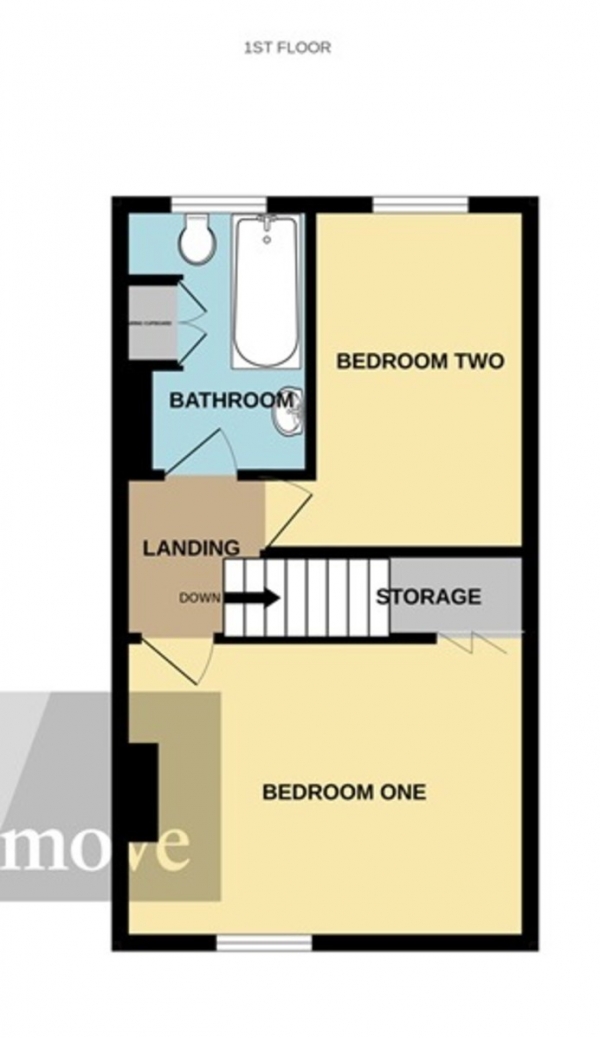 Floor Plan Image for 2 Bedroom Terraced House for Sale in Wellington Road, Bridgwater