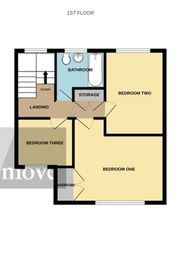 Floor Plan Image for 3 Bedroom End of Terrace House for Sale in Knowle End, Woolavington