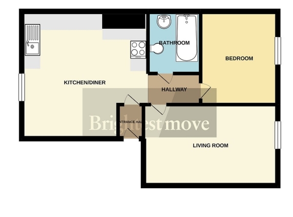 Floor Plan Image for 6 Bedroom Flat for Sale in Polden Street, Bridgwater