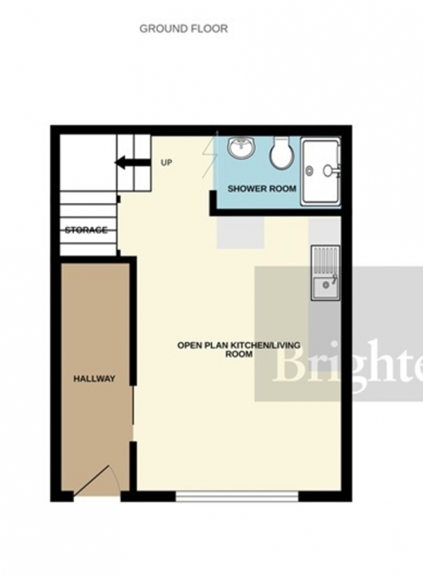 Floor Plan Image for 2 Bedroom Terraced House for Sale in St. John Street, Bridgwater