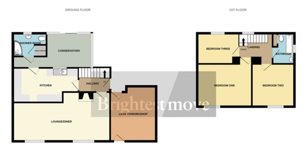 Floor Plan Image for 3 Bedroom Semi-Detached House for Sale in Squares Road, Chilton Trinity