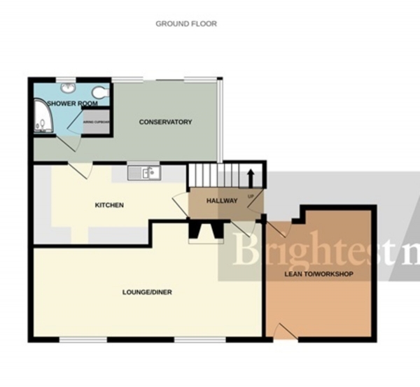 Floor Plan Image for 3 Bedroom Semi-Detached House for Sale in Squares Road, Chilton Trinity