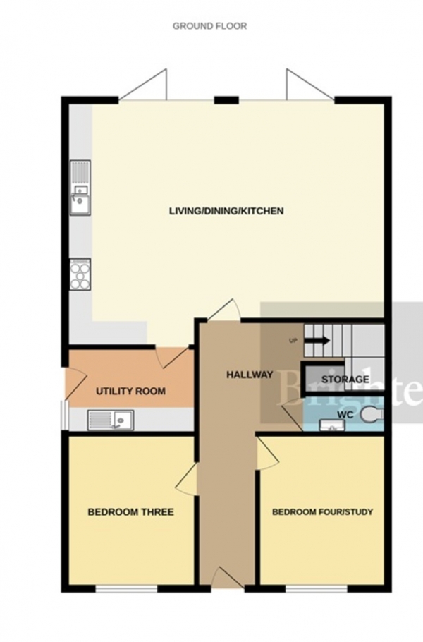 Floor Plan Image for 4 Bedroom Detached House for Sale in Oakfield Road, Bridgwater