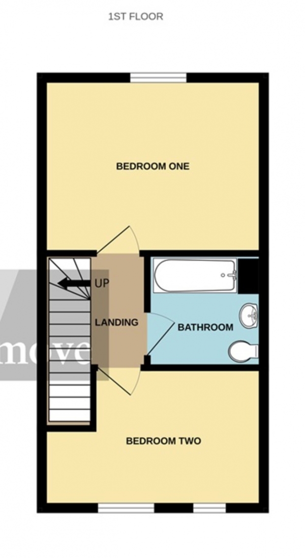 Floor Plan Image for 2 Bedroom End of Terrace House for Sale in Coral Avenue, Bridgwater