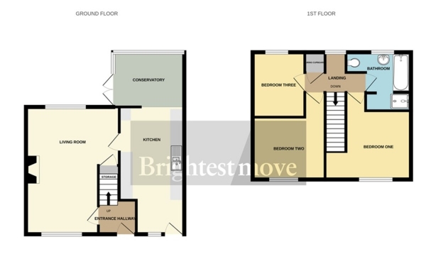 Floor Plan Image for 3 Bedroom Terraced House for Sale in Chilton Street, Bridgwater