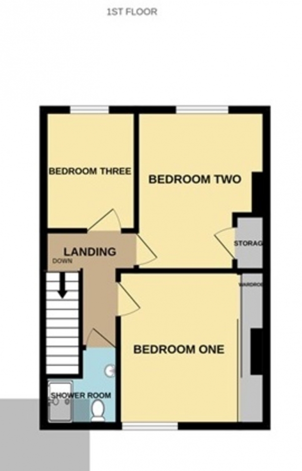 Floor Plan Image for 3 Bedroom Terraced House for Sale in Chilton Street, Bridgwater