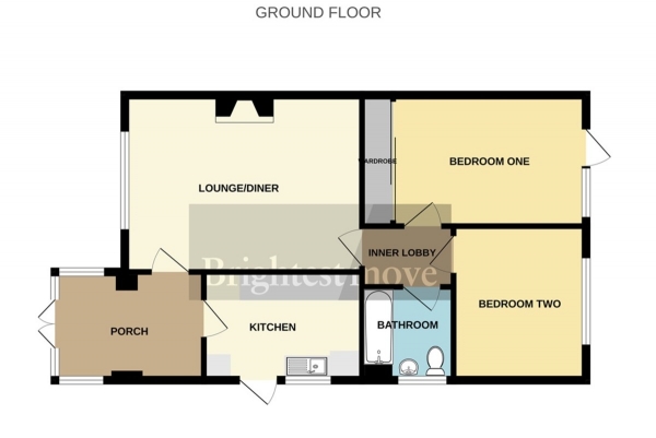 Floor Plan Image for 2 Bedroom Semi-Detached Bungalow for Sale in Toll House Road, Cannington