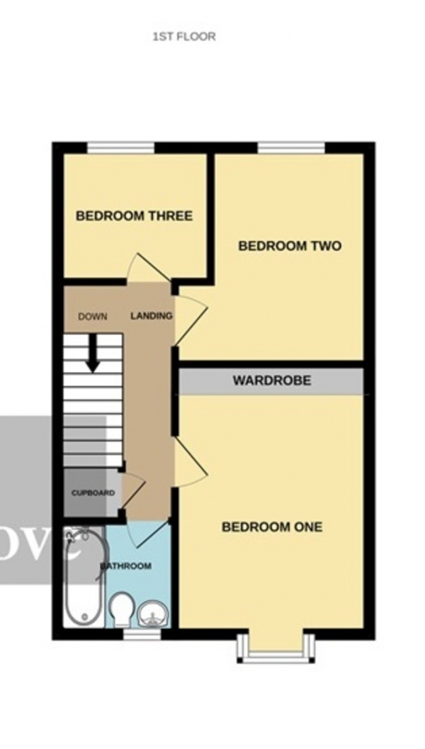 Floor Plan Image for 3 Bedroom Semi-Detached House for Sale in Shellthorn Grove, Bridgwater