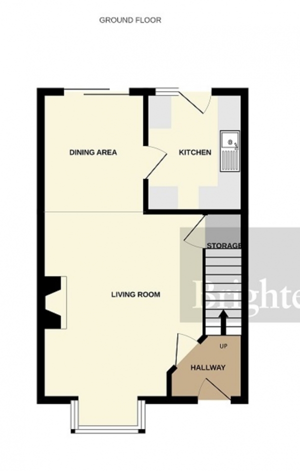 Floor Plan Image for 3 Bedroom Semi-Detached House to Rent in Shellthorn Grove, Bridgwater